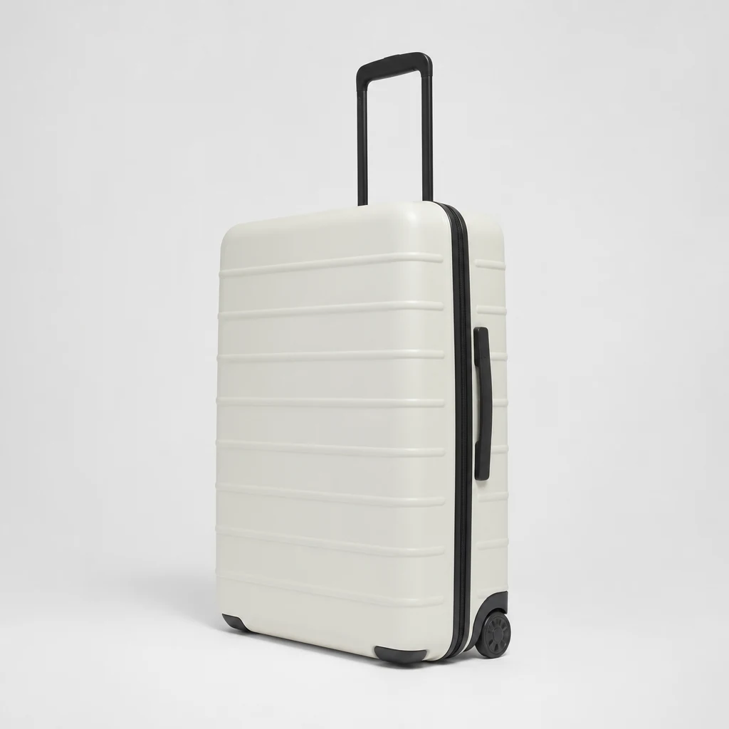 Lightweight two-wheel suitcase with a slim shell